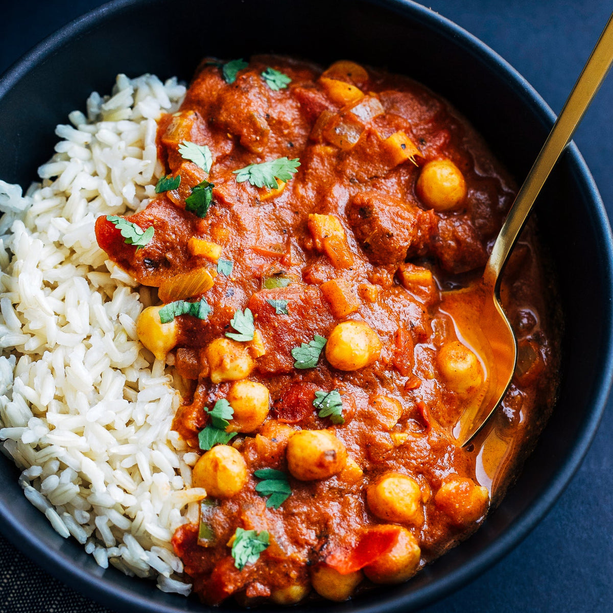 Chickpea or Lentil Tikka Masala (Wednesday)