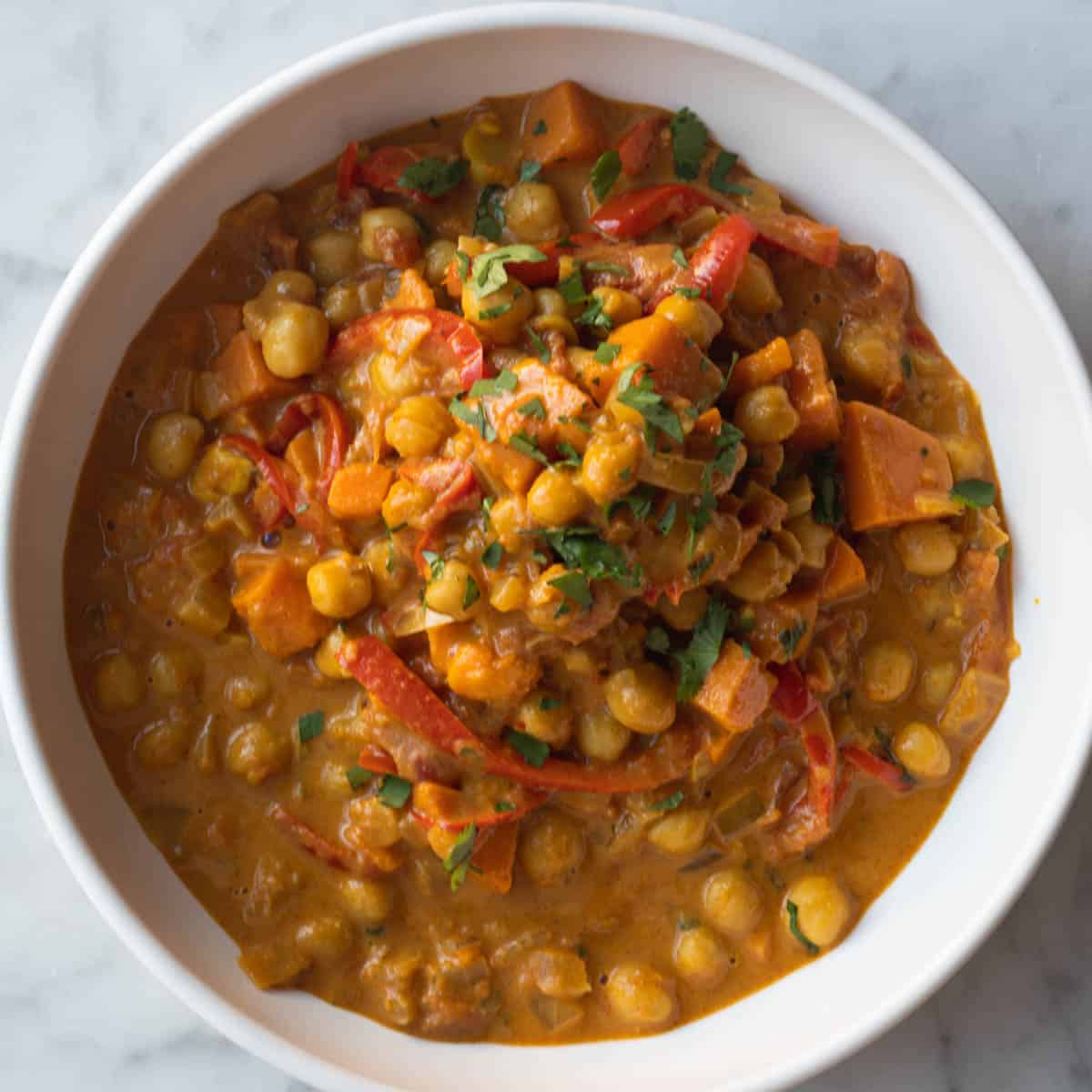 Chickpea and Sweet Potato Curry (Thursday)