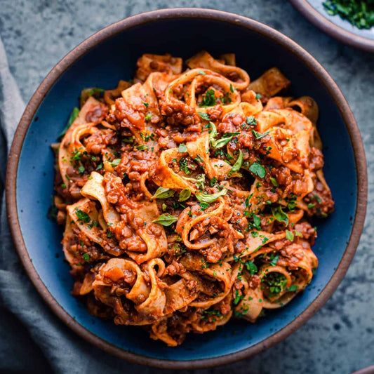Lentil Bolognese with Pasta (Wednesday)