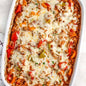 Unstuffed Pepper Casserole — turkey or beans, rice, peppers, tomatoes