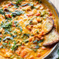 White Bean, Tomato, and Spinach Stew (Wednesday)